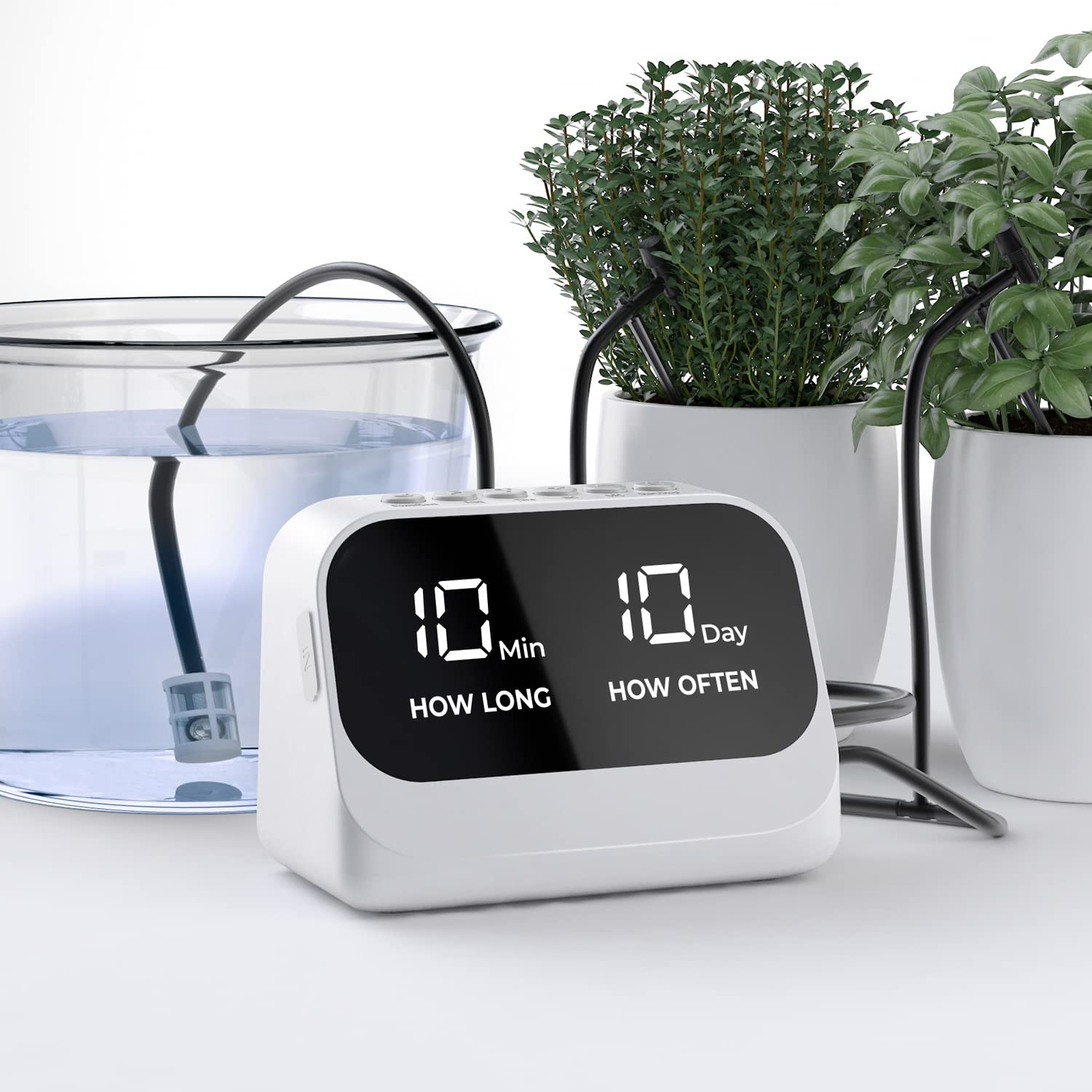 Amazon.co.jp: YITIKA 鉢植え用自動散水ドリップ システム10鉢対応可能